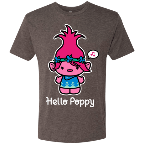 T-Shirts Macchiato / S Hello Poppy Men's Triblend T-Shirt