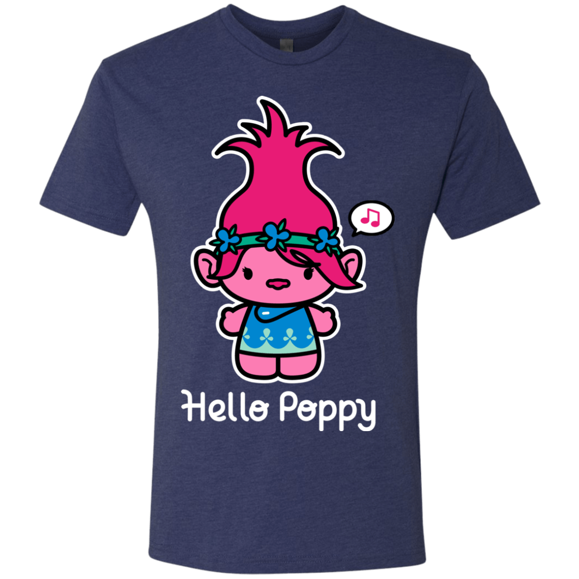 T-Shirts Vintage Navy / S Hello Poppy Men's Triblend T-Shirt