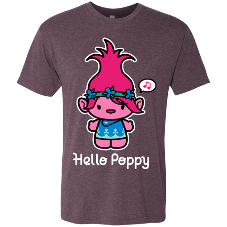 T-Shirts Vintage Purple / S Hello Poppy Men's Triblend T-Shirt
