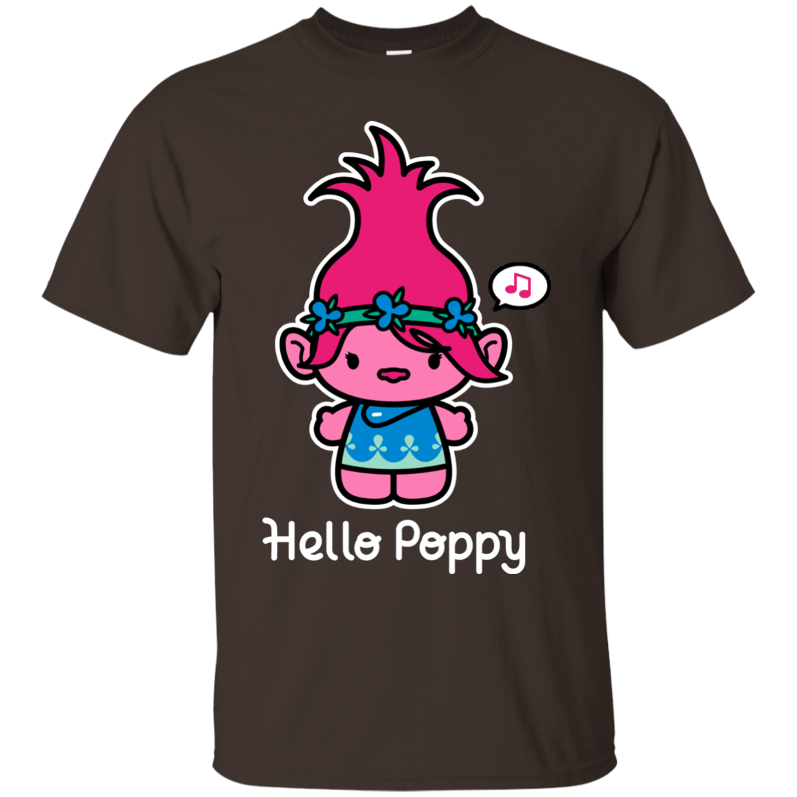 T-Shirts Dark Chocolate / S Hello Poppy T-Shirt