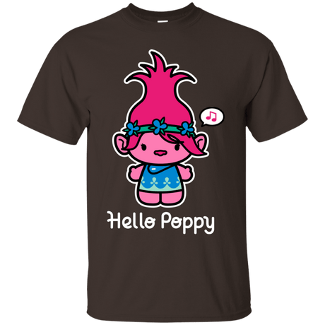 T-Shirts Dark Chocolate / S Hello Poppy T-Shirt