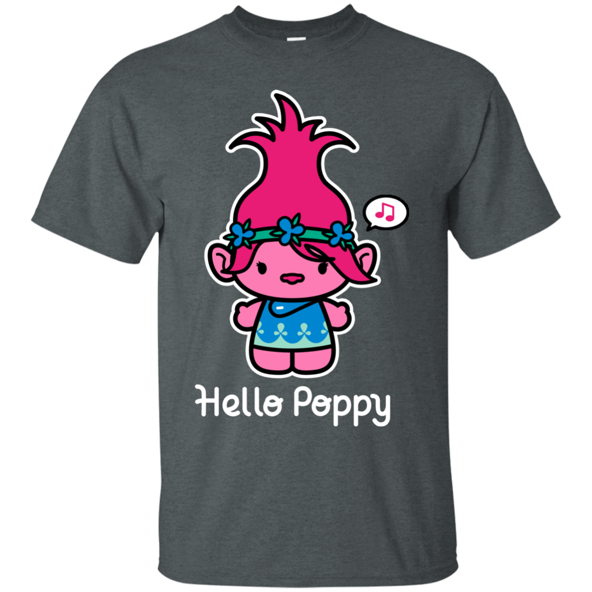 T-Shirts Dark Heather / S Hello Poppy T-Shirt