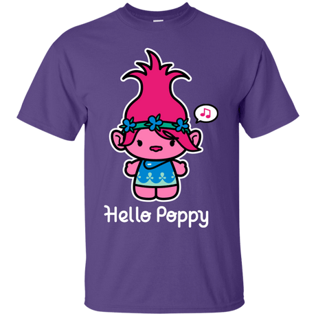 T-Shirts Purple / S Hello Poppy T-Shirt