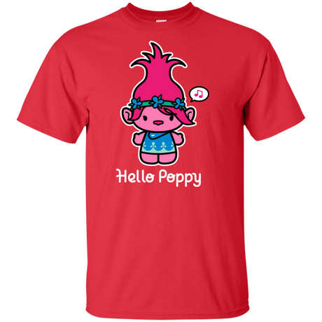 T-Shirts Red / XLT Hello Poppy Tall T-Shirt