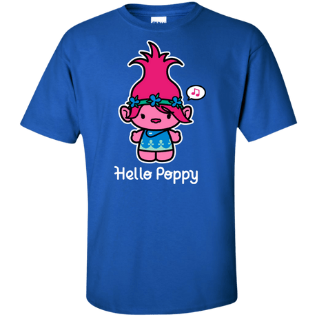 T-Shirts Royal / XLT Hello Poppy Tall T-Shirt