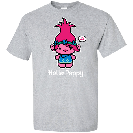 T-Shirts Sport Grey / XLT Hello Poppy Tall T-Shirt