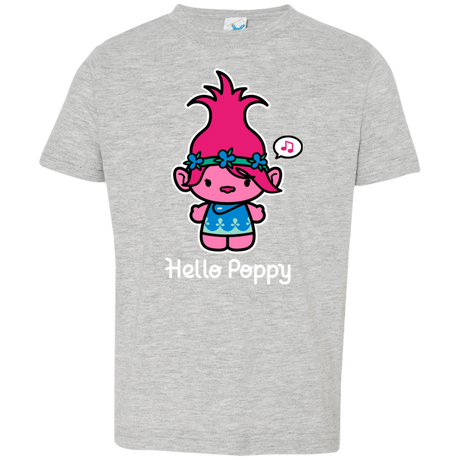 T-Shirts Heather Grey / 2T Hello Poppy Toddler Premium T-Shirt