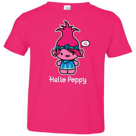 T-Shirts Hot Pink / 2T Hello Poppy Toddler Premium T-Shirt