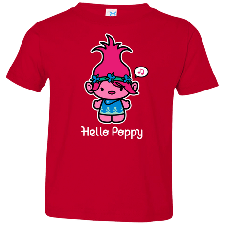 T-Shirts Red / 2T Hello Poppy Toddler Premium T-Shirt