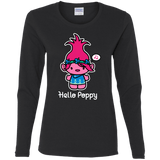 T-Shirts Black / S Hello Poppy Women's Long Sleeve T-Shirt