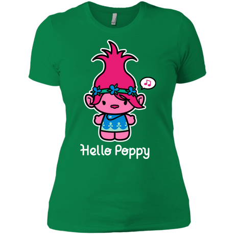 T-Shirts Kelly Green / X-Small Hello Poppy Women's Premium T-Shirt