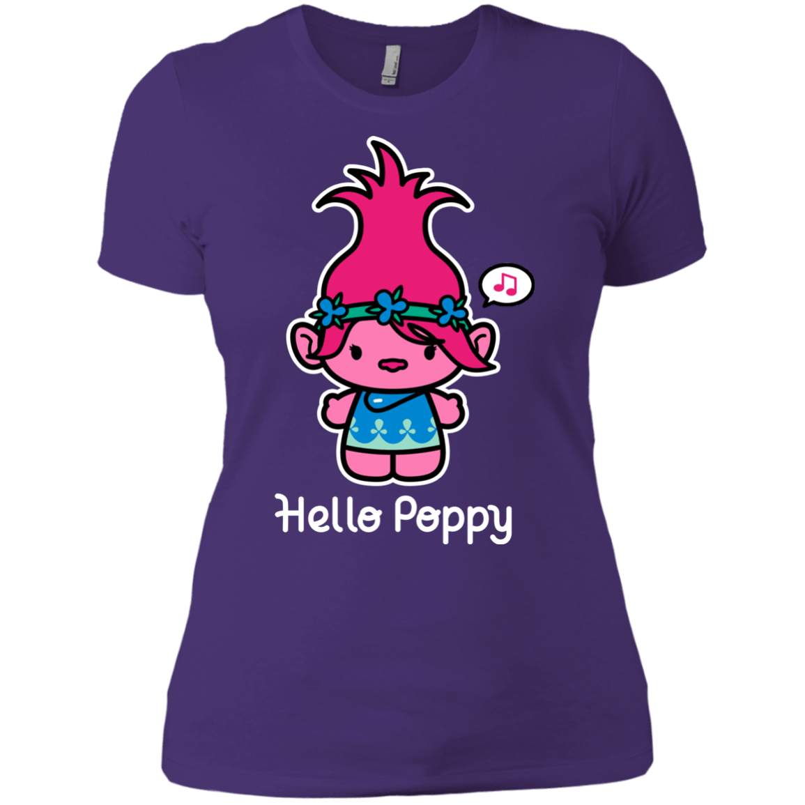 T-Shirts Purple Rush/ / X-Small Hello Poppy Women's Premium T-Shirt