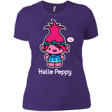 T-Shirts Purple Rush/ / X-Small Hello Poppy Women's Premium T-Shirt