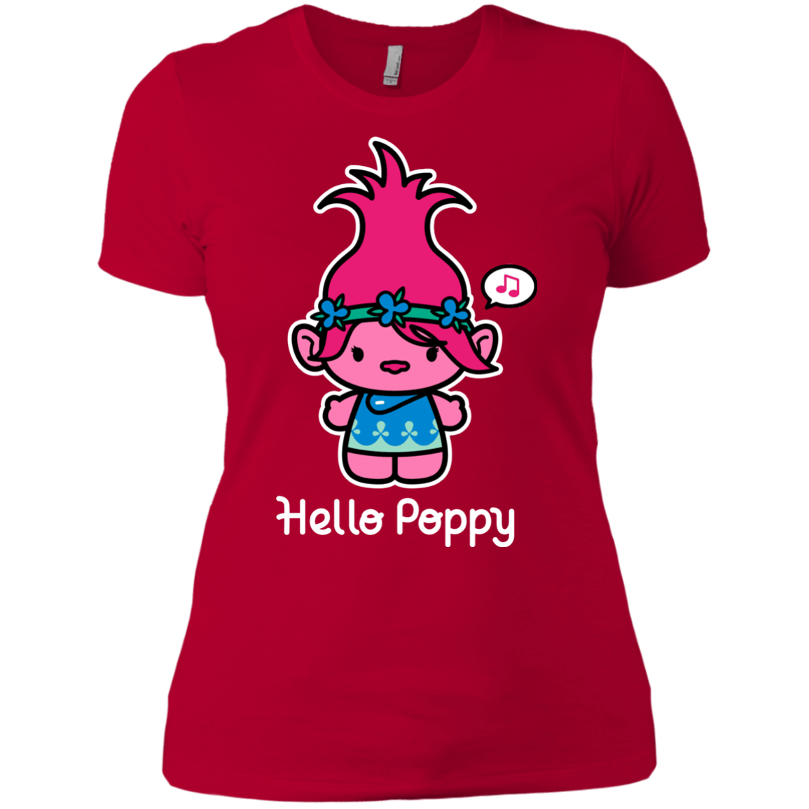 T-Shirts Red / X-Small Hello Poppy Women's Premium T-Shirt