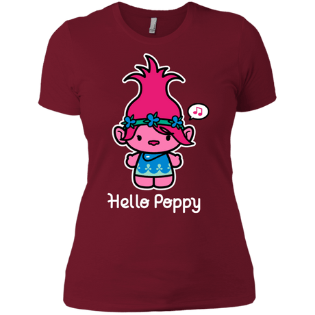 T-Shirts Scarlet / X-Small Hello Poppy Women's Premium T-Shirt