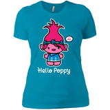 T-Shirts Turquoise / X-Small Hello Poppy Women's Premium T-Shirt