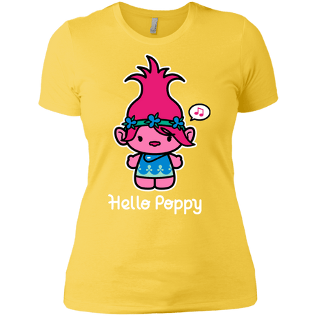 T-Shirts Vibrant Yellow / X-Small Hello Poppy Women's Premium T-Shirt