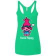 T-Shirts Envy / X-Small Hello Poppy Women's Triblend Racerback Tank