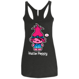 T-Shirts Vintage Black / X-Small Hello Poppy Women's Triblend Racerback Tank