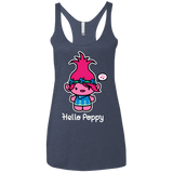 T-Shirts Vintage Navy / X-Small Hello Poppy Women's Triblend Racerback Tank