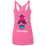 T-Shirts Vintage Pink / X-Small Hello Poppy Women's Triblend Racerback Tank