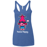 T-Shirts Vintage Royal / X-Small Hello Poppy Women's Triblend Racerback Tank