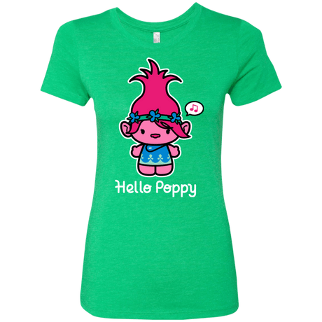 T-Shirts Envy / S Hello Poppy Women's Triblend T-Shirt