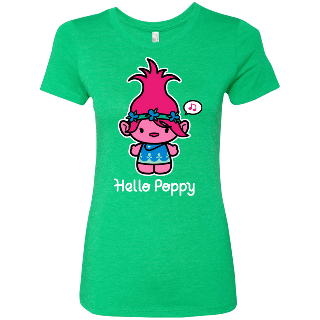 T-Shirts Envy / S Hello Poppy Women's Triblend T-Shirt
