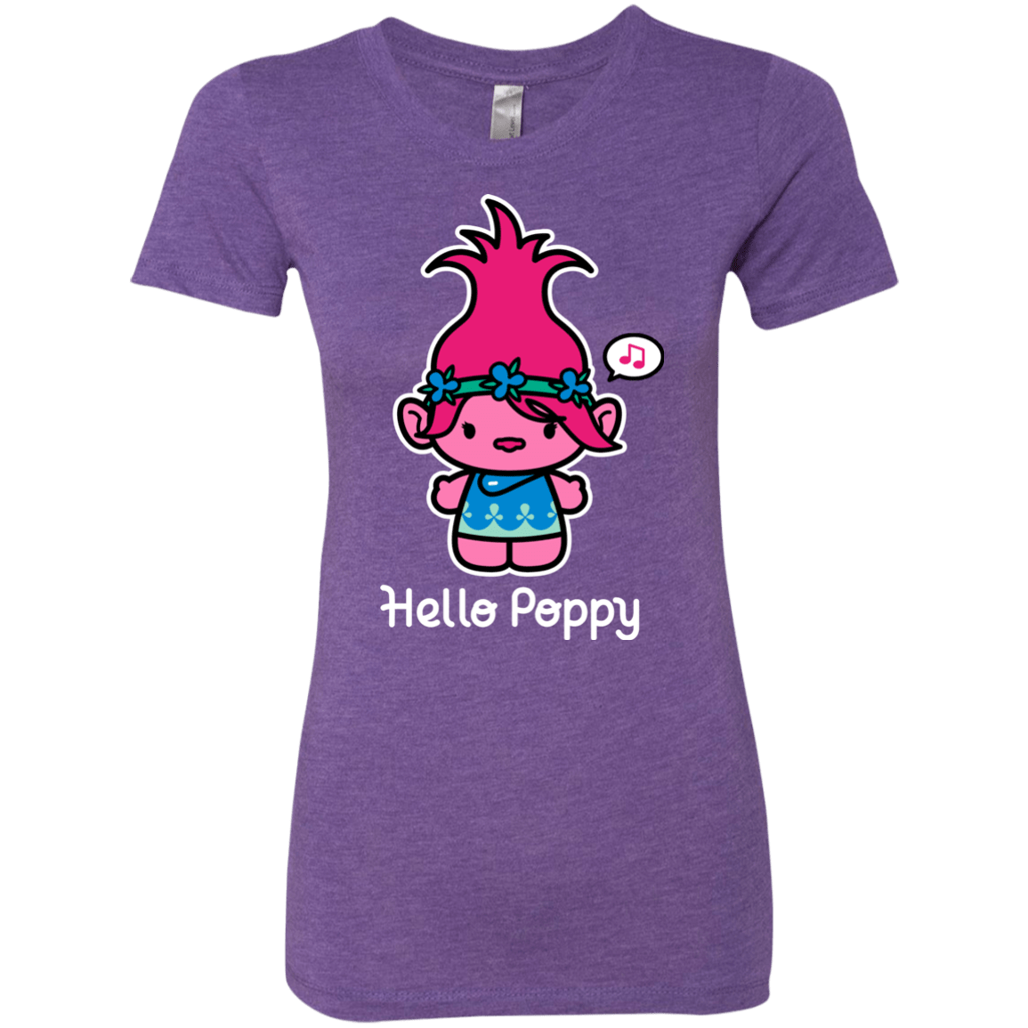 T-Shirts Purple Rush / S Hello Poppy Women's Triblend T-Shirt