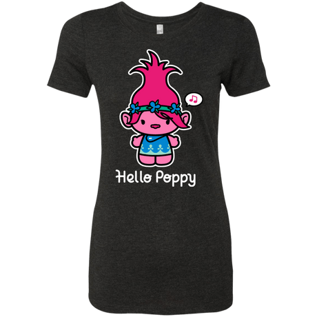 T-Shirts Vintage Black / S Hello Poppy Women's Triblend T-Shirt