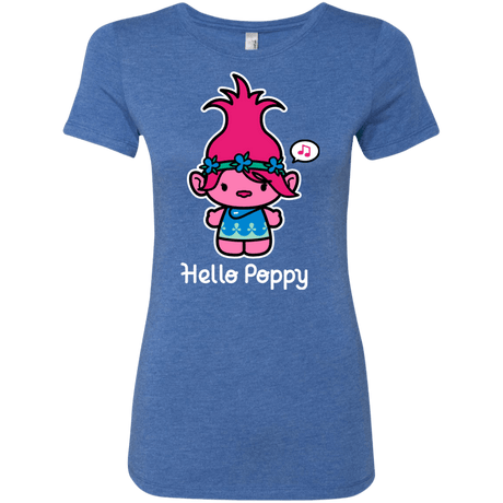 T-Shirts Vintage Royal / S Hello Poppy Women's Triblend T-Shirt