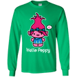T-Shirts Irish Green / YS Hello Poppy Youth Long Sleeve T-Shirt