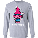 T-Shirts Sport Grey / YS Hello Poppy Youth Long Sleeve T-Shirt