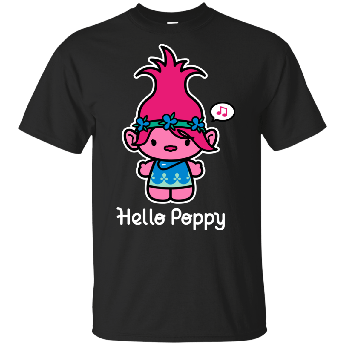 T-Shirts Black / YXS Hello Poppy Youth T-Shirt