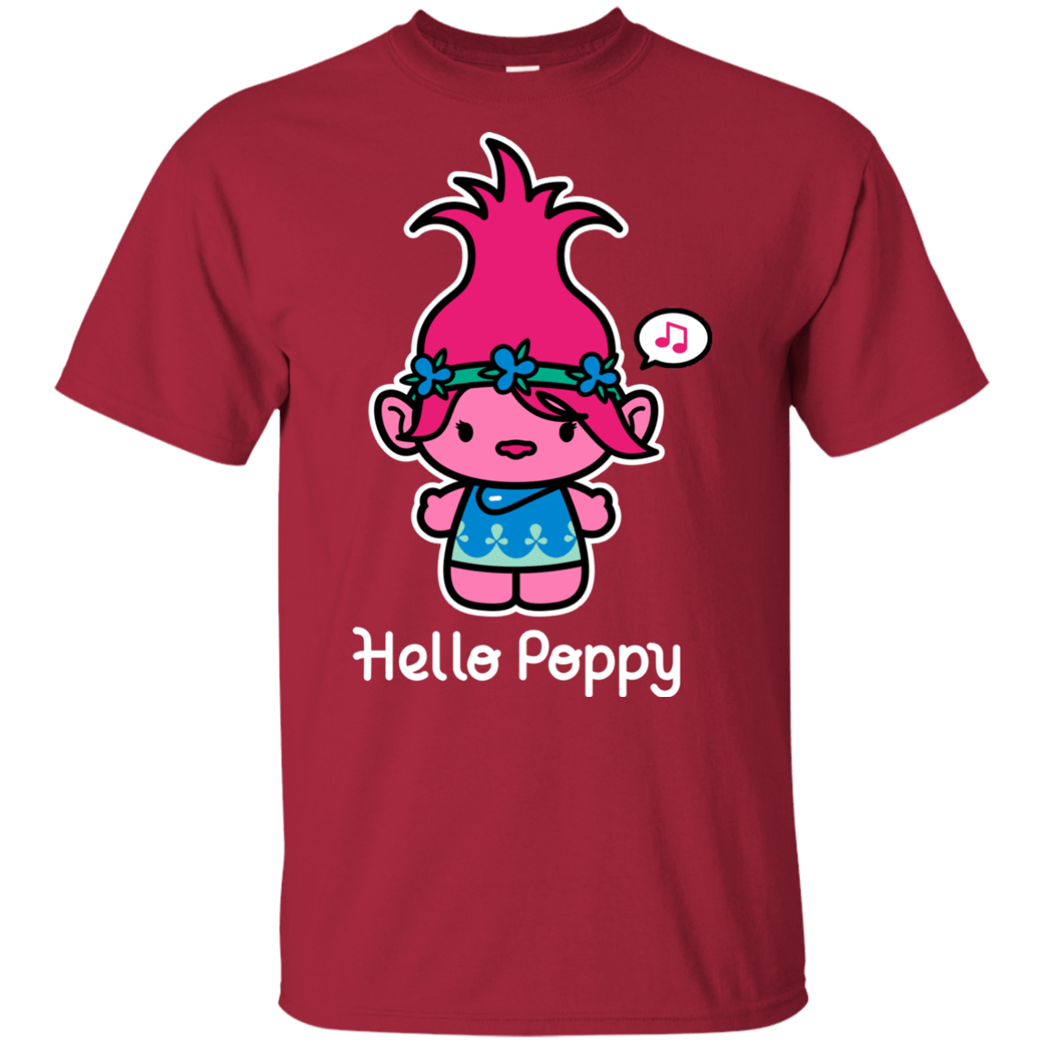 T-Shirts Cardinal / YXS Hello Poppy Youth T-Shirt