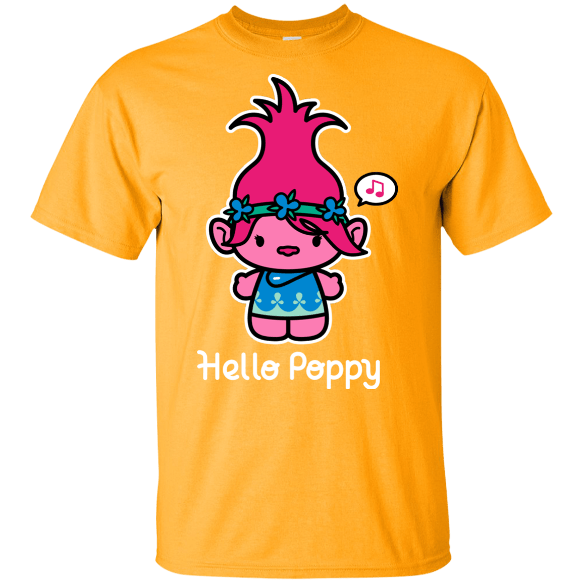 T-Shirts Gold / YXS Hello Poppy Youth T-Shirt