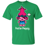 T-Shirts Irish Green / YXS Hello Poppy Youth T-Shirt