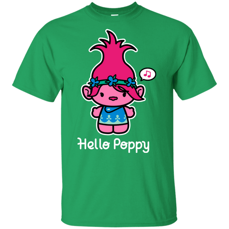 T-Shirts Irish Green / YXS Hello Poppy Youth T-Shirt