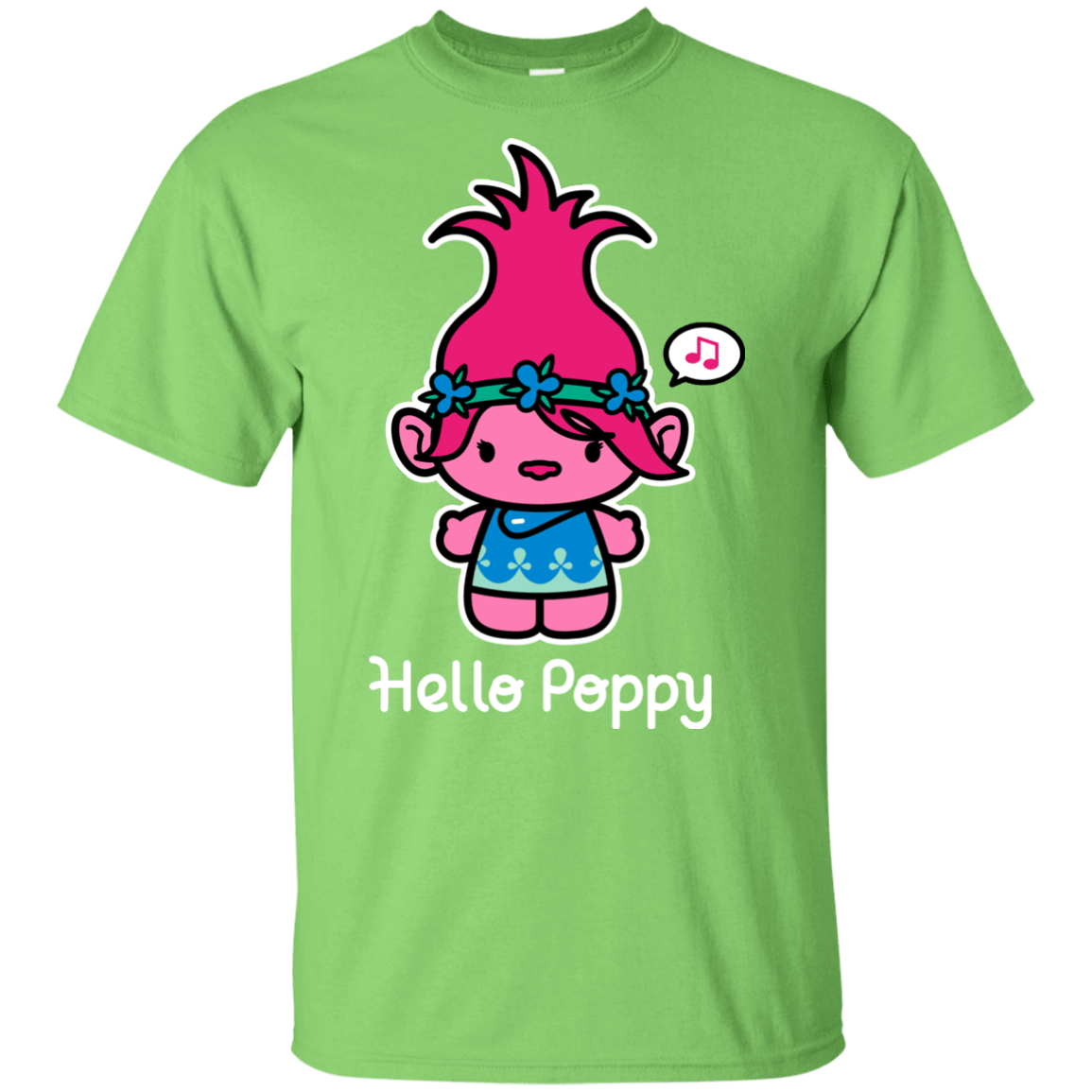 T-Shirts Lime / YXS Hello Poppy Youth T-Shirt