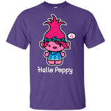 T-Shirts Purple / YXS Hello Poppy Youth T-Shirt