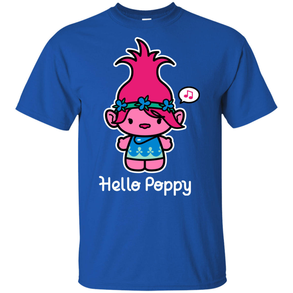 T-Shirts Royal / YXS Hello Poppy Youth T-Shirt