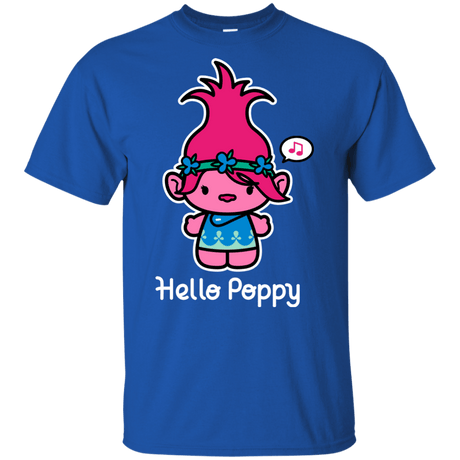 T-Shirts Royal / YXS Hello Poppy Youth T-Shirt