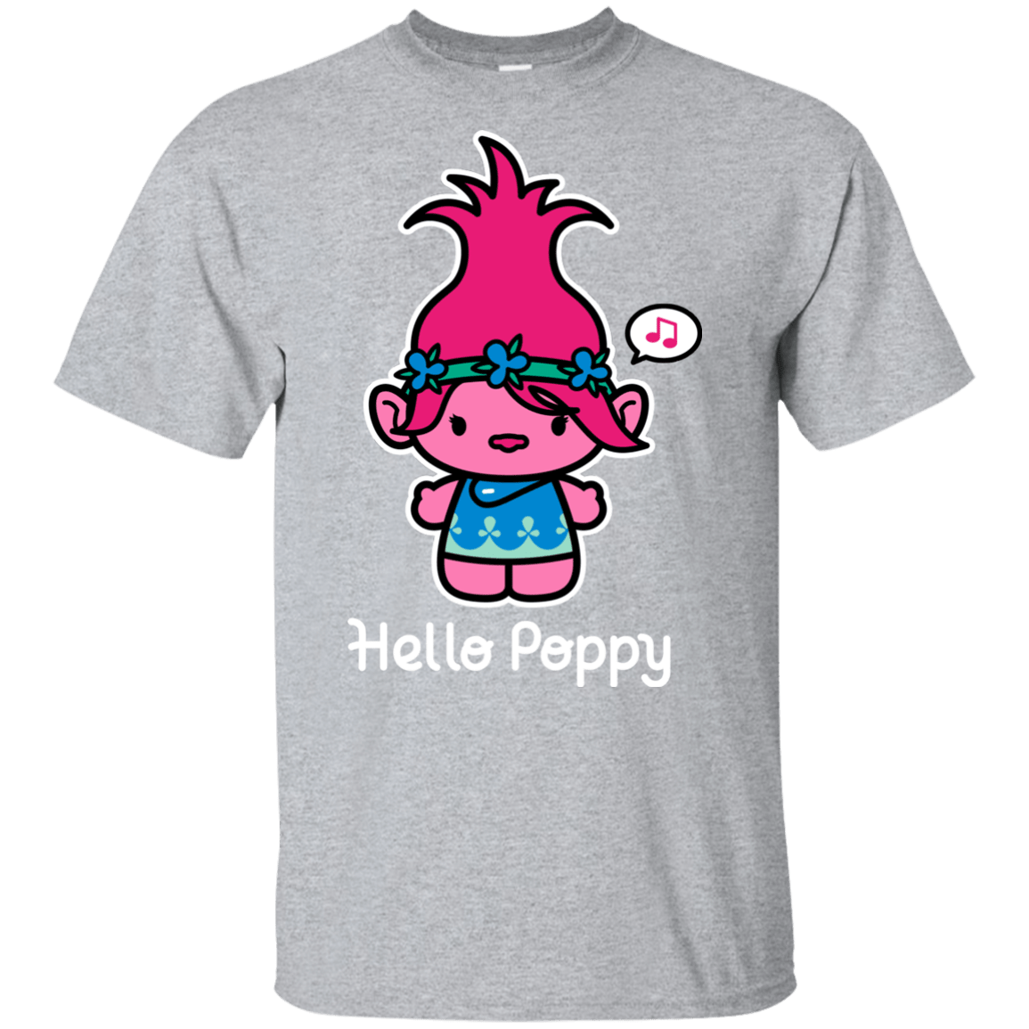 T-Shirts Sport Grey / YXS Hello Poppy Youth T-Shirt