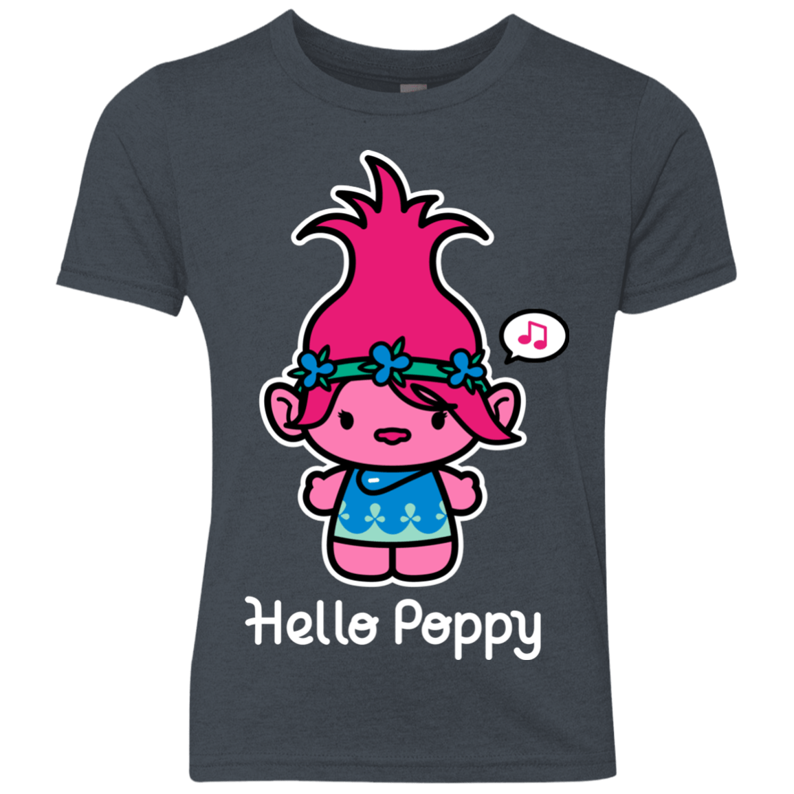 T-Shirts Vintage Navy / YXS Hello Poppy Youth Triblend T-Shirt