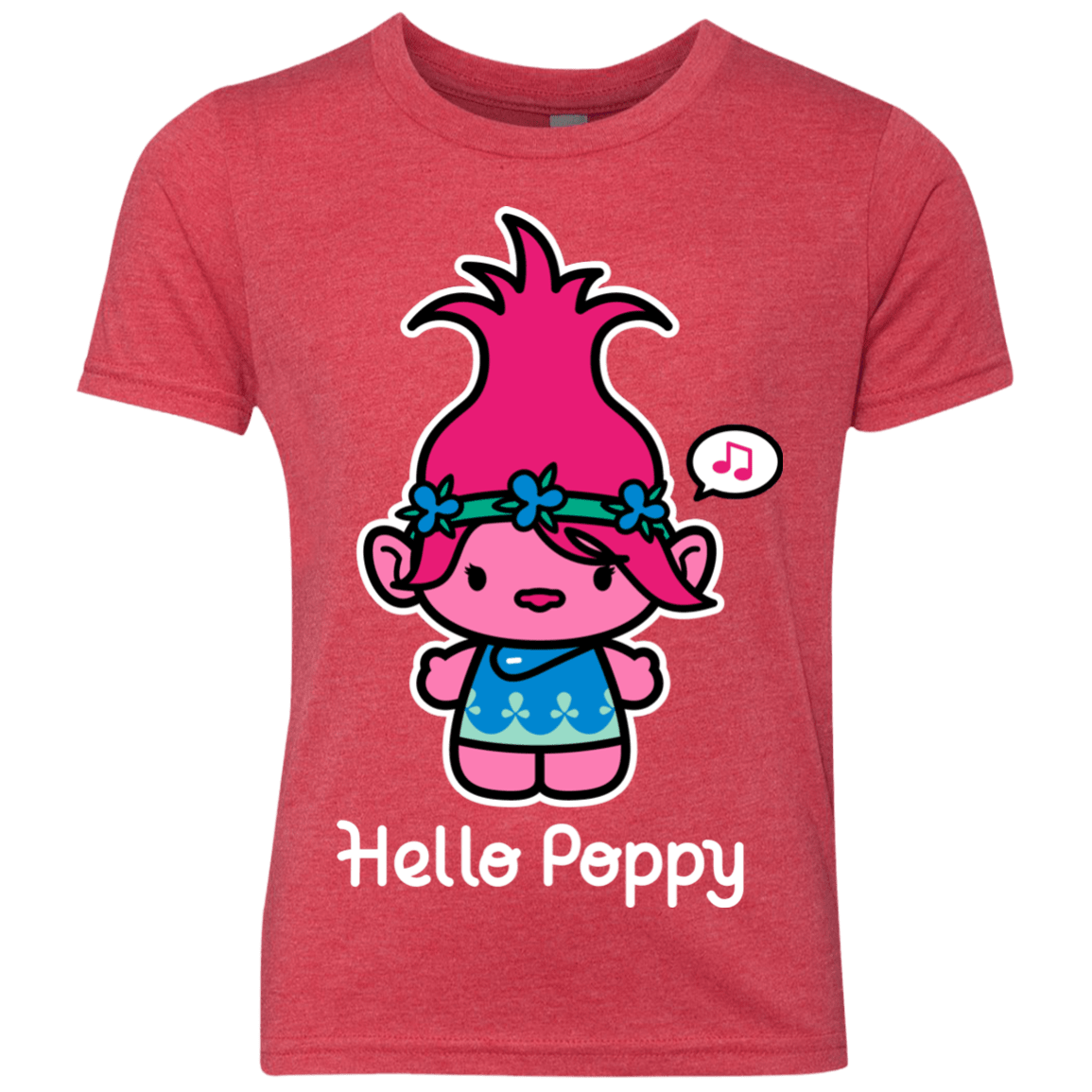 T-Shirts Vintage Red / YXS Hello Poppy Youth Triblend T-Shirt