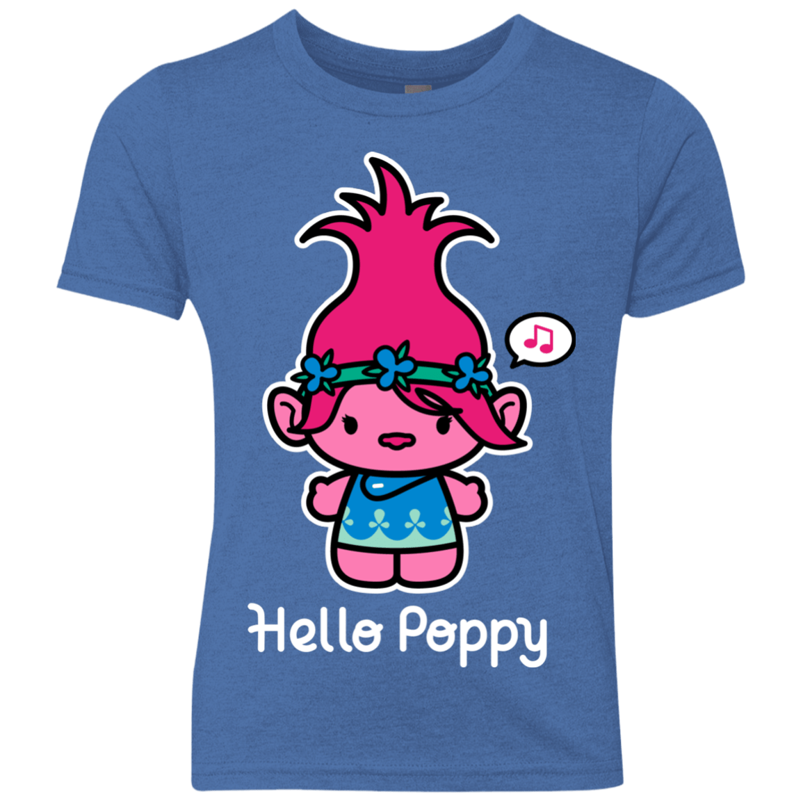 T-Shirts Vintage Royal / YXS Hello Poppy Youth Triblend T-Shirt