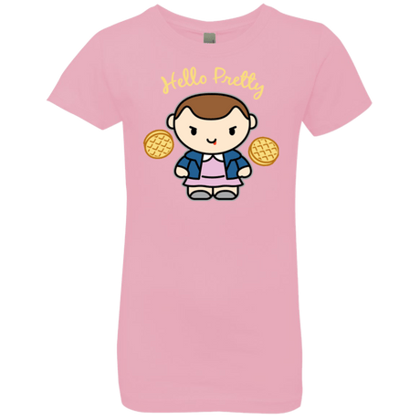 T-Shirts Light Pink / YXS Hello Pretty Girls Premium T-Shirt