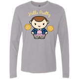 T-Shirts Heather Grey / Small Hello Pretty Men's Premium Long Sleeve