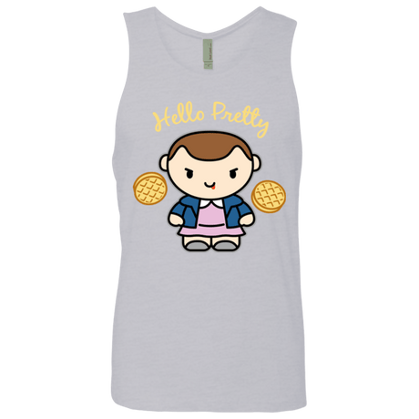 T-Shirts Heather Grey / Small Hello Pretty Men's Premium Tank Top