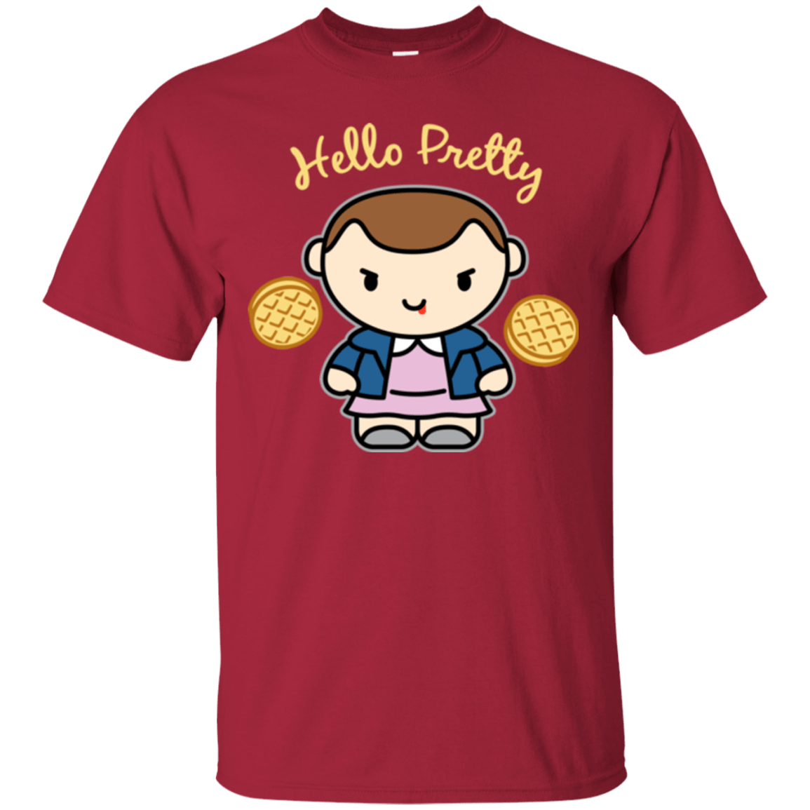 T-Shirts Cardinal / Small Hello Pretty T-Shirt
